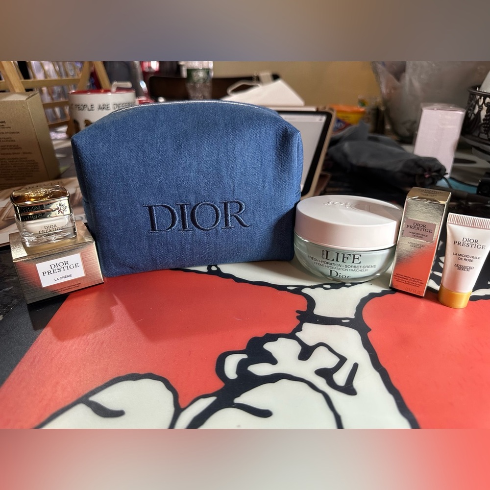 Dior Pouch 4 Pc Bundle